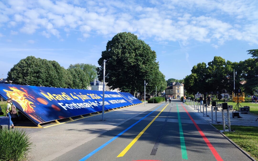 Viète en force pour le passage de la flamme olympique  !